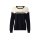 Sweter czarno-szampanowy