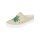 Velours sabot with embroidery, beige