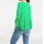 Designer-Pullover m. Volants, grün