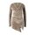 Spitzen-Samt-Ausbrennershirt, taupe