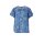 Print blouse, blue-white