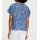 Print blouse, blue-white