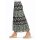 Layer print skirt, black-eucalyptus