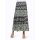 Layer print skirt, black-eucalyptus