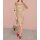 Designer-Velourslederimitatkleid, sand