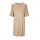 Designer-Velourslederimitatkleid, sand