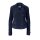 Velours biker jacket, navy