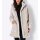 Lamb fur jacket with woven hems, sand