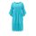 Dress with embroidery, turquoise