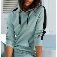 Hoodie with kangaroo pocket, mint