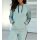 Hoodie with kangaroo pocket, mint