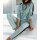 Hoodie with kangaroo pocket, mint