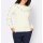 Sweater with bead trim, ecru