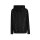 Sweatshirt with stones and eyelet trim, black