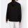 Sweatshirt with stones and eyelet trim, black