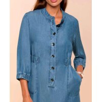 Designer-Lyocell-Kleid in Jeans-Optik, blue