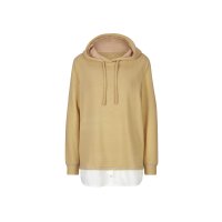 2-in-1-Sweatshirt m.Blusenteil, camel-weiß