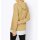 Two-in-one sweatshirt with blouse part, camel/ white