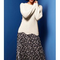Merino vilnos megztinis, ekru spalvos