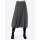 Pleat wool mix skirt, grey blend