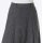 Pleat wool mix skirt, grey blend