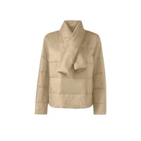 Steppjacke m. abnehmbarem Schal, camel