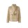 Jacket with removable scarf, camel