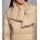 Jacket with removable scarf, camel