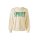 Sweatshirt m. Schriftzug, elfenbein