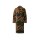 Oversized-Strickmantel m. Muster, cognac-schwarz