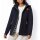 Wollmix-Jacke m. Kapuze, marine-cognac