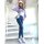 Jeansy skinny fit Sylvia, ciemnoniebieskie