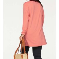 Designer-Tunika, rosé-koralle