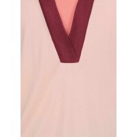Designer-Tunika, rosé-koralle
