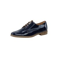 Marken-Lackleder-Schnürer, d.blau
