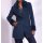 Wolljacke m.Pelz-Imitat-Details, marine