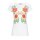 Designer-Shirt m. Perlenstickerei, weiß-bunt