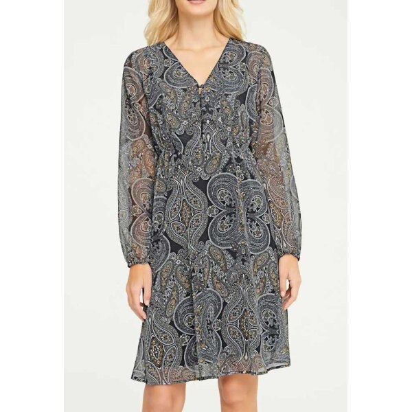 Designer-Druckkleid, bunt