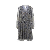 Designer-Druckkleid, bunt