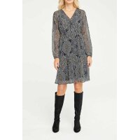 Designer-Druckkleid, bunt