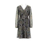 Designer-Druckkleid, bunt