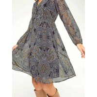 Designer-Druckkleid, bunt