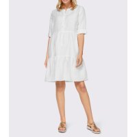 Linen dress, a-line, white