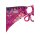 Marken-Triangel-Bikini, bordeaux-bunt, C/D-Cup