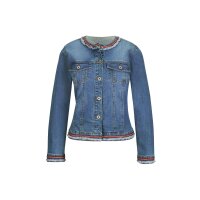 Denim jacket, blue bleached
