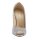 Designer-Abendpeeptoes, silberfarben