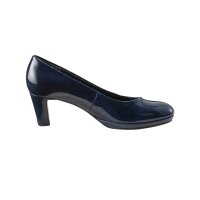 Marken-Lackpumps, marine