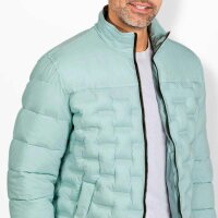 Herren-Übergangs-Steppjacke, kalkmint