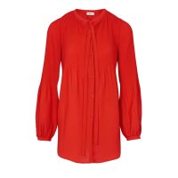 Bluse m. Schluppe, koralle