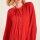 Bluse m. Schluppe, koralle